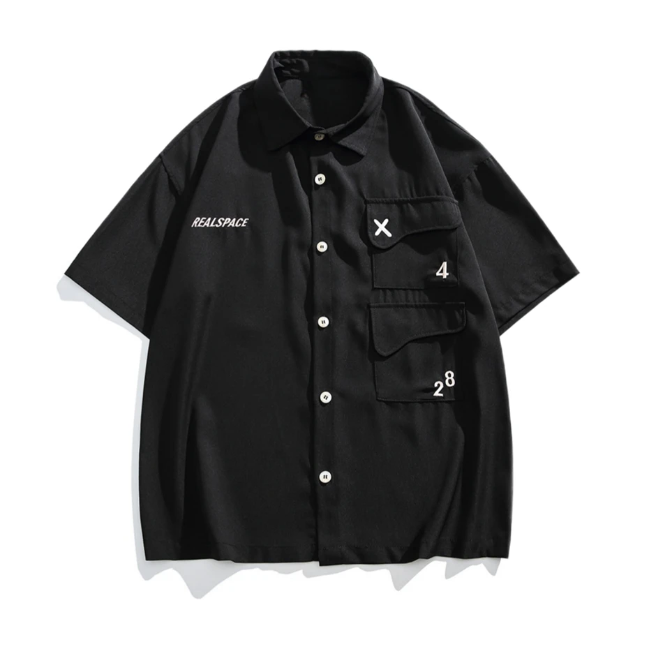Oversized Mens Casual Shirt Streetwear Harajuku Short Sleeve Shirt Men Vintage Japan Style Letter Embroidery College Blouse Male
Oversized Mens Casual Shirt Streetwear Harajuku Short Sleeve Shirt Men Vintage Japan Style Letter Embroidery College Blouse Male
