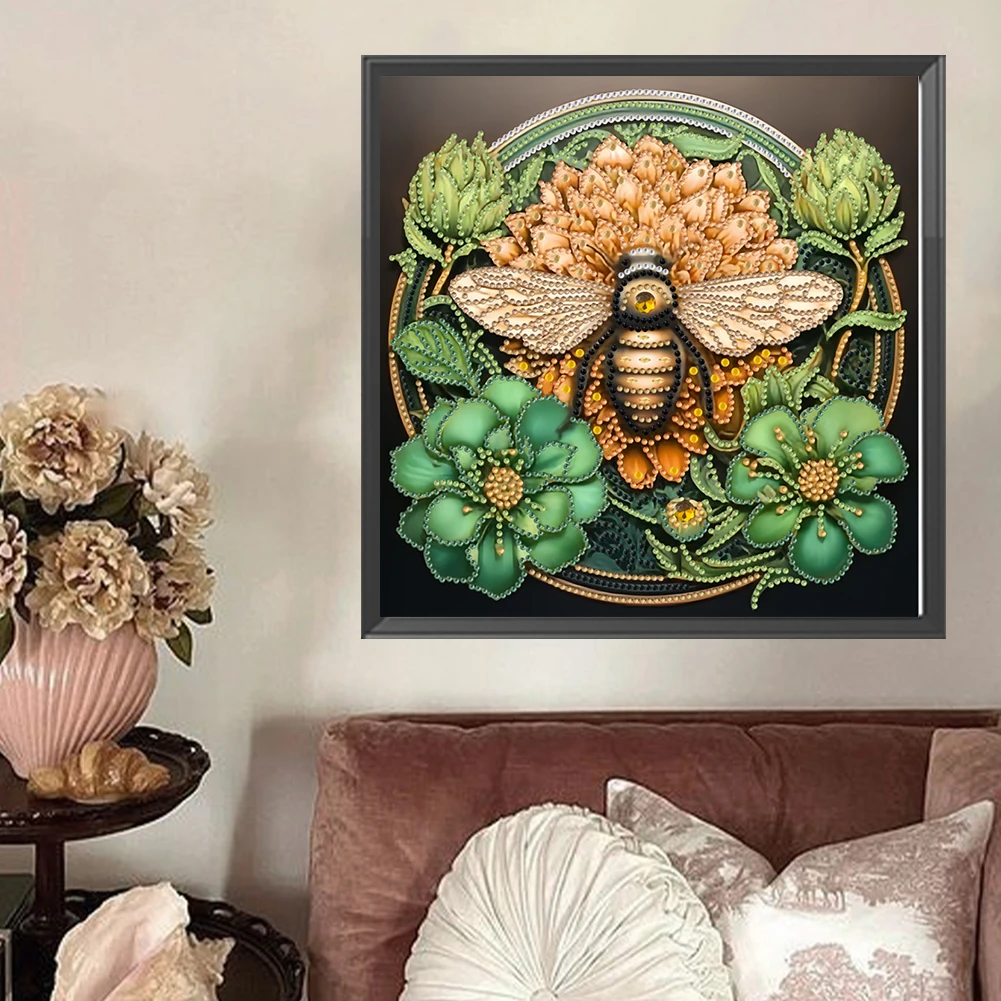 5D DIY Partial Special Shaped Drill Diamond Painting Kit Bee for Home Decoration
5D DIY Partial Special Shaped Drill Diamond Painting Kit Bee for Home Decoration