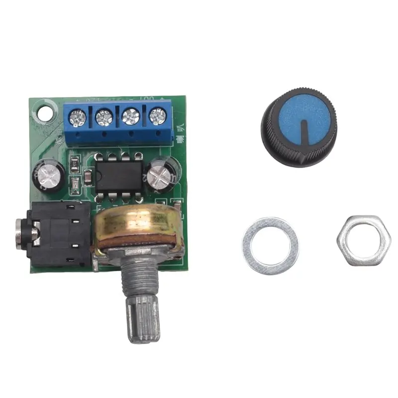 ABBG-LM386 Super Mini Amplifier Board, 3V-12V, 0.5W-10W Speaker Low Noise Power Consumption, For Speaker Audio System DIY
ABBG-LM386 Super Mini Amplifier Board, 3V-12V, 0.5W-10W Speaker Low Noise Power Consumption, For Speaker Audio System DIY