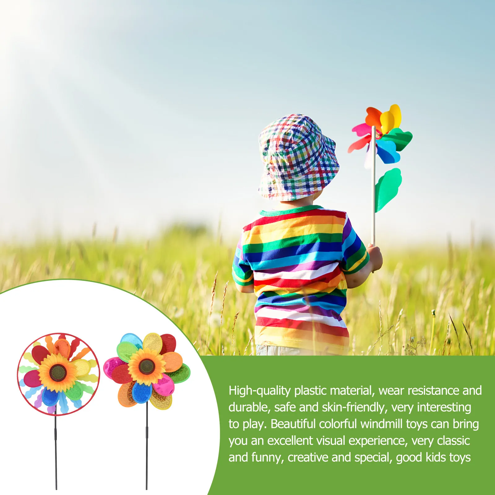 4Pcs Colorful Cartoon Windmills Funny Outdoor Playthings Pinwheel Adornments Children Windmill Gift
4Pcs Colorful Cartoon Windmills Funny Outdoor Playthings Pinwheel Adornments Children Windmill Gift