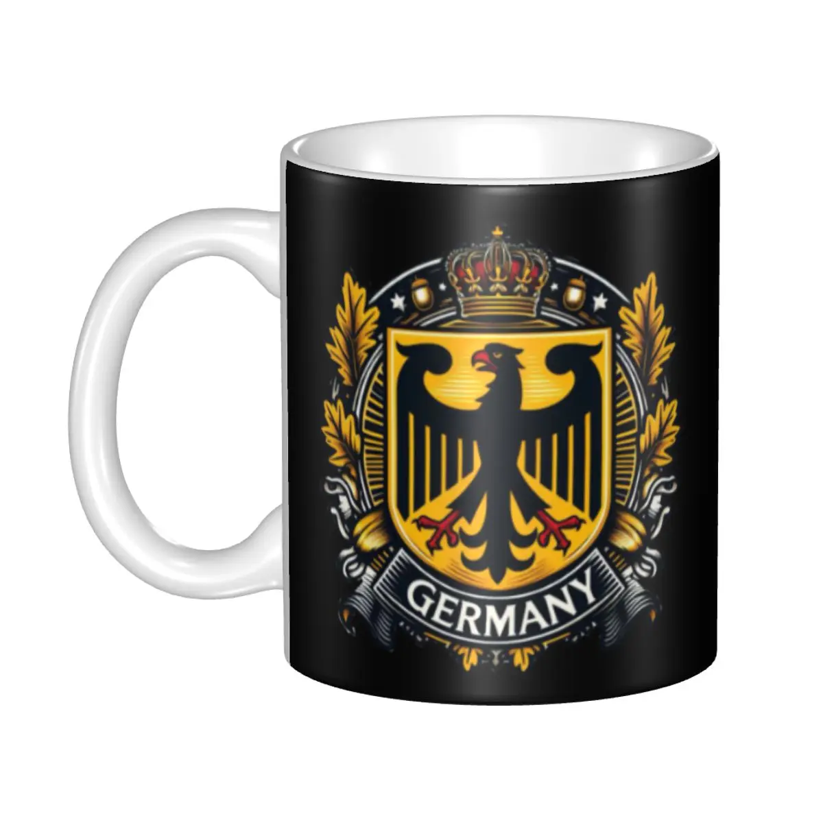 DIY German Empire Flag Ceramic Mugs Personalized Coffee Cups Creative Gift
DIY German Empire Flag Ceramic Mugs Personalized Coffee Cups Creative Gift
