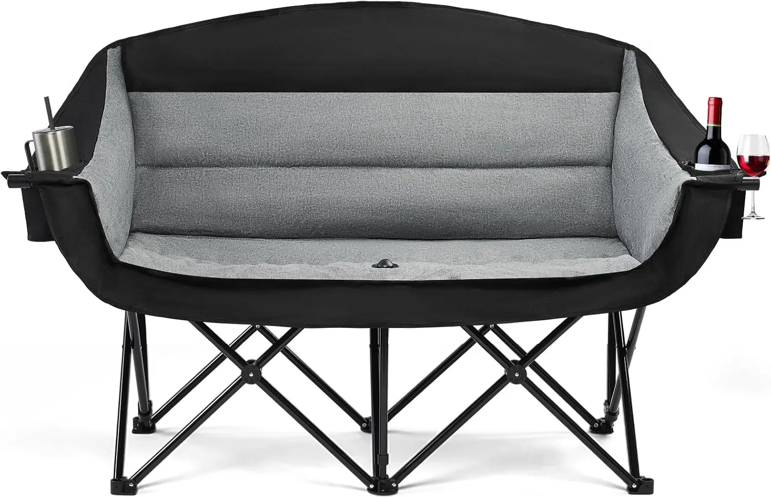 Extra Wide Double Camping Chair - Heavy Duty 600lbs Loveseat Camp Couch with Dual Cup Holders & Carry Bag
Extra Wide Double Camping Chair - Heavy Duty 600lbs Loveseat Camp Couch with Dual Cup Holders & Carry Bag