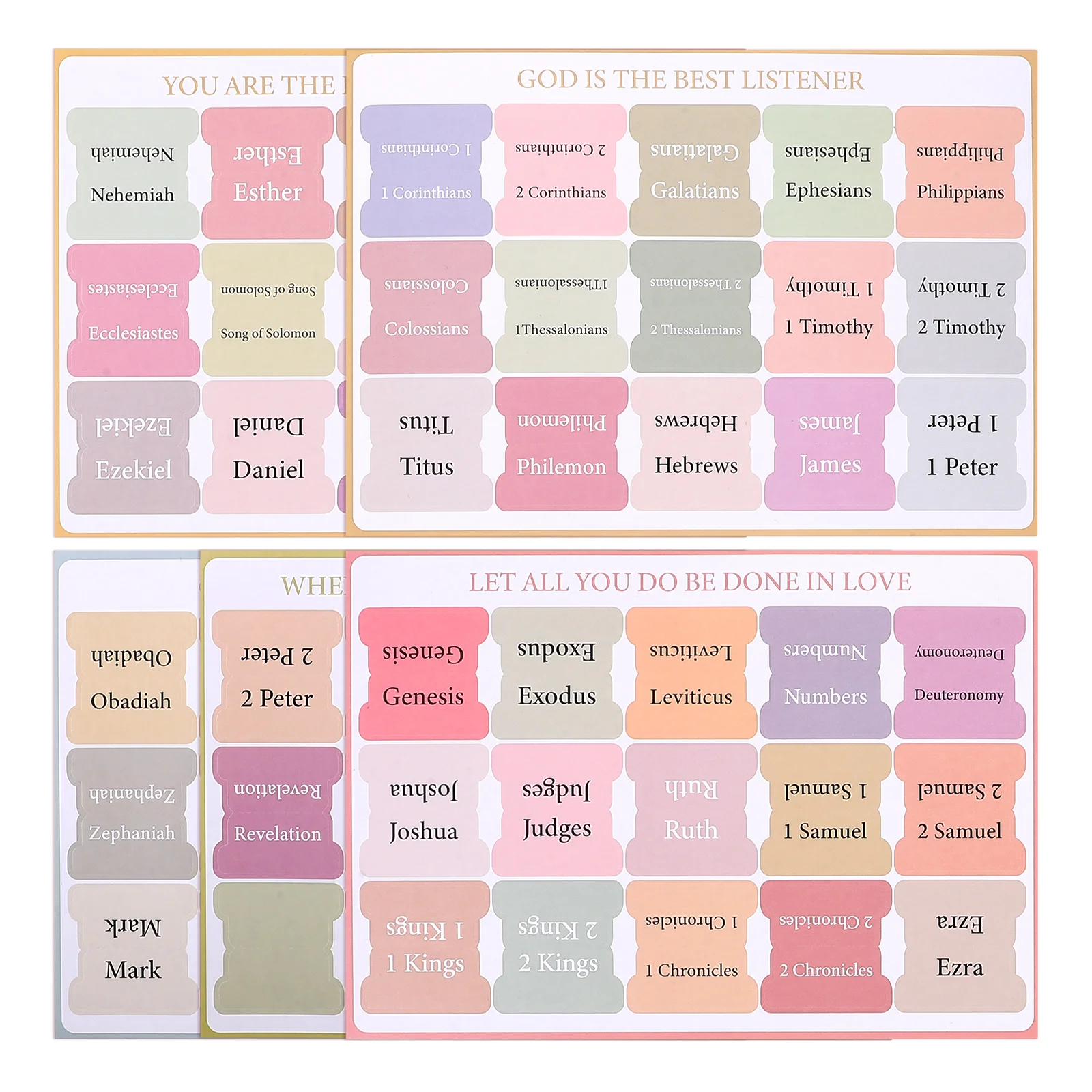Self Adhesive Bible Tabs Pink Bookmarks for Women Coated Paper Study Prayer Bible Index Labels Stickers Book Accessories
Self Adhesive Bible Tabs Pink Bookmarks for Women Coated Paper Study Prayer Bible Index Labels Stickers Book Accessories