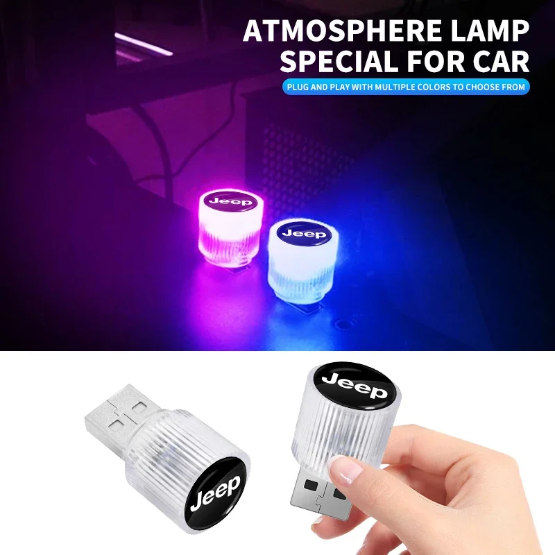 Car Mini USB LED Ambient Light Decorative Atmosphere Lamps For Jeep Grand Cherokee Wrangler JK Gladiator Compass Renegade Patr
Car Mini USB LED Ambient Light Decorative Atmosphere Lamps For Jeep Grand Cherokee Wrangler JK Gladiator Compass Renegade Patr