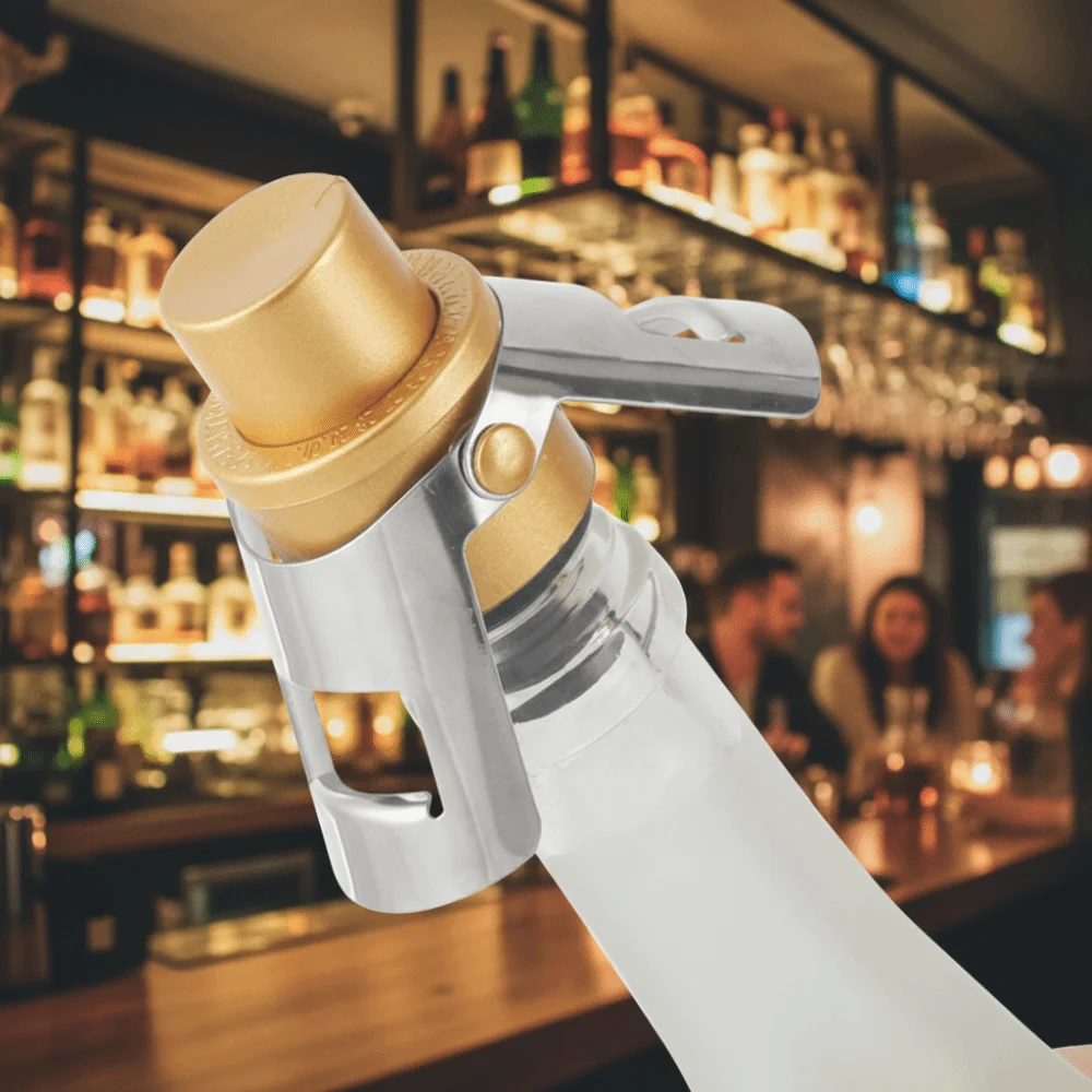 2pcs Built-in Pressure Pump Vacuum Champagne Stopper with Time Stamp Reusable Wine Stopper Dual-ear Design Preservation
2pcs Built-in Pressure Pump Vacuum Champagne Stopper with Time Stamp Reusable Wine Stopper Dual-ear Design Preservation