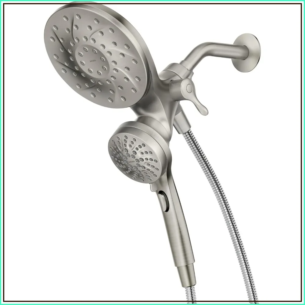 2-in-1 Rain Showerhead with Handheld Spray, Magnetic Docking System, 6-Spray Settings, 2.5 GPM
2-in-1 Rain Showerhead with Handheld Spray, Magnetic Docking System, 6-Spray Settings, 2.5 GPM