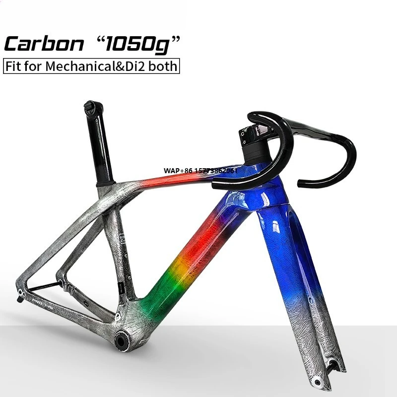 Road Bike Frame Carbon Fiber 2024 NEW Disc Brake 700C*32C Di2 Fully Hidden Line Light Weight T47 Race Road Bicycle Frameset
Road Bike Frame Carbon Fiber 2024 NEW Disc Brake 700C*32C Di2 Fully Hidden Line Light Weight T47 Race Road Bicycle Frameset