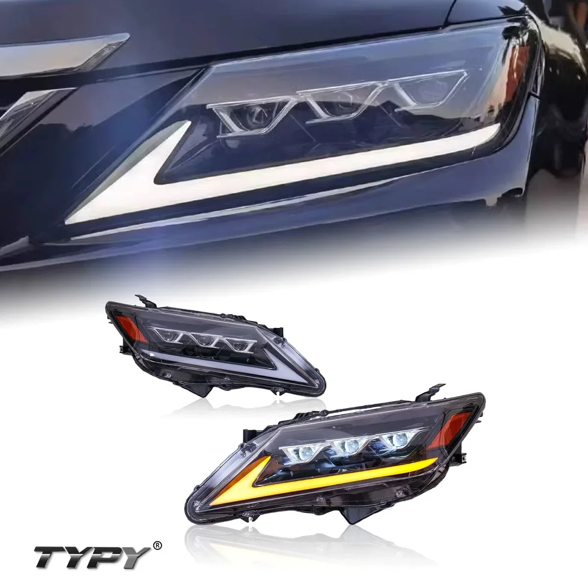 TYPY оригинальная оптовая цена авто фара в сборе для Camry 7th 2012-2014 обновление модифицированная светодиодная фара
TYPY оригинальная оптовая цена авто фара в сборе для Camry 7th 2012-2014 обновление модифицированная светодиодная фара