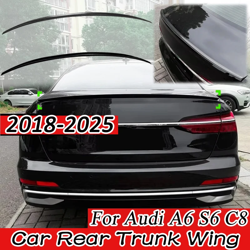 For Audi A6 S6 C8 2018 2019 2020 2021 2022 2023 2024 2025 Car Rear Trunk Wing Spoiler Tail Fin Decoration Auto Parts Tuning
For Audi A6 S6 C8 2018 2019 2020 2021 2022 2023 2024 2025 Car Rear Trunk Wing Spoiler Tail Fin Decoration Auto Parts Tuning