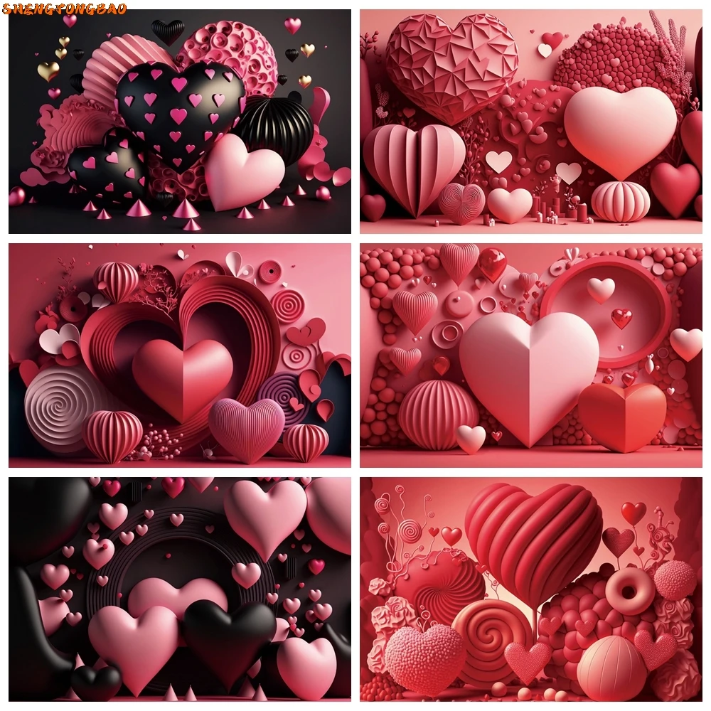 3D Red Love Heart Photography Backdrop Happy Valentine's Day Wedding Birthday Party Decor Bridal Shower Background Photo Studio
3D Red Love Heart Photography Backdrop Happy Valentine's Day Wedding Birthday Party Decor Bridal Shower Background Photo Studio