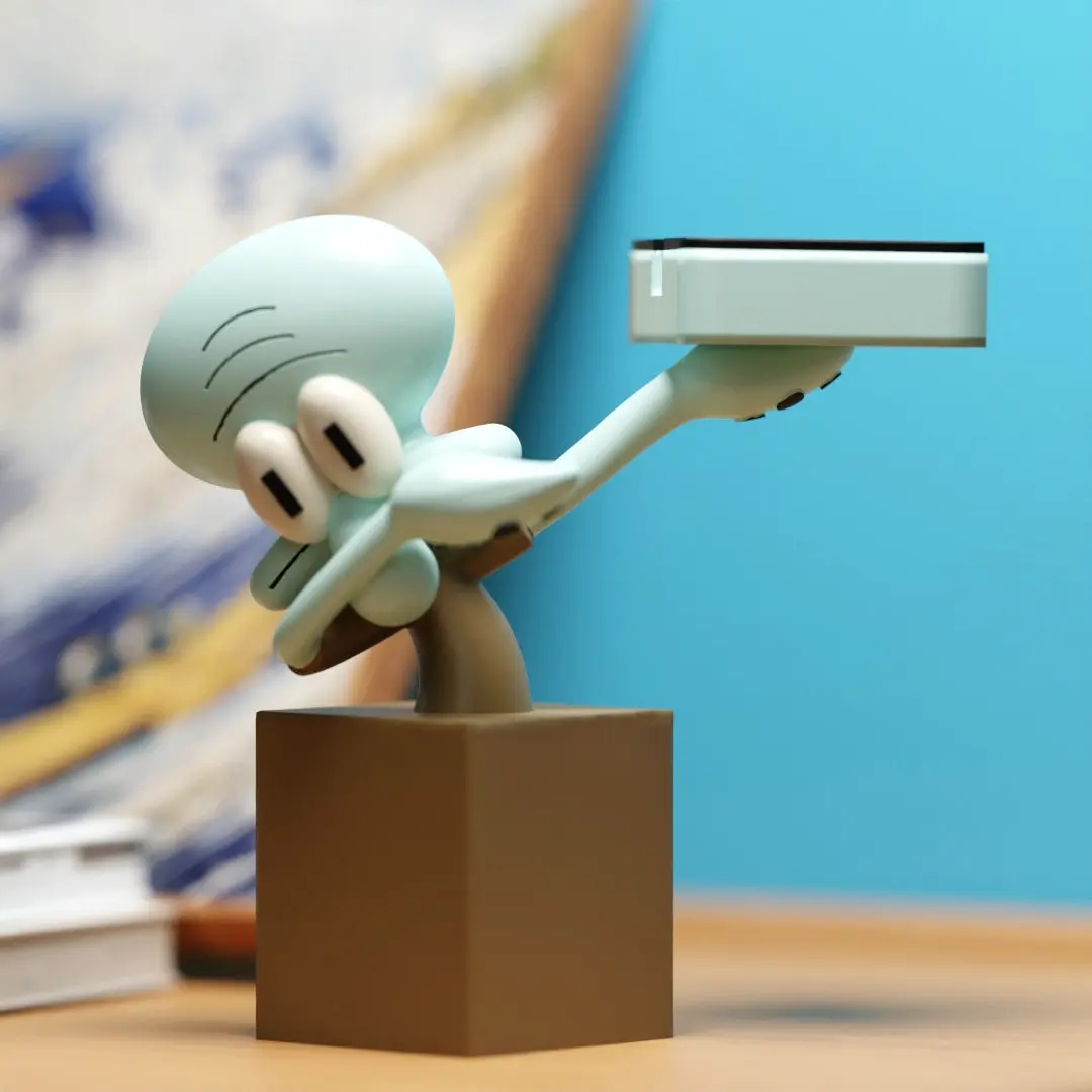 Hot Sale SpongeBob Squidward Tentacles Apple Watch Charger Stand Charging Dock Funny Desktop Ornament Table Setup Gift for Fans
Hot Sale SpongeBob Squidward Tentacles Apple Watch Charger Stand Charging Dock Funny Desktop Ornament Table Setup Gift for Fans