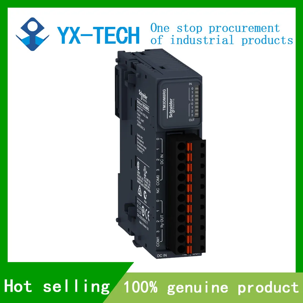 In stock TM3DM8RG TM3DM24RG Schneider module TM3 Discrete I/O module relays spring
In stock TM3DM8RG TM3DM24RG Schneider module TM3 Discrete I/O module relays spring