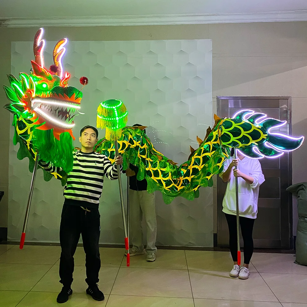 Traditional Chinese light dragon dance LED New Year and Christmas atmosphere prop dragon, Chinese-themed party dragon dance
Traditional Chinese light dragon dance LED New Year and Christmas atmosphere prop dragon, Chinese-themed party dragon dance