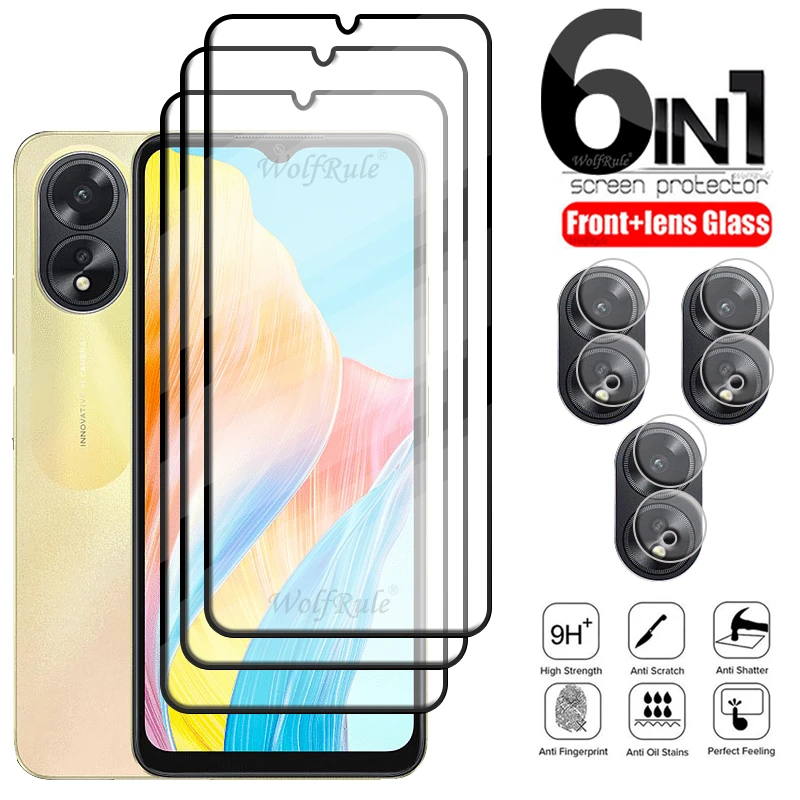 6-в-1 Для OPPO A38 стекло для OPPO A38 закаленное стекло 9H HD полное покрытие клей защитная пленка для экрана для OPPO A38 стекло объектива
6-в-1 Для OPPO A38 стекло для OPPO A38 закаленное стекло 9H HD полное покрытие клей защитная пленка для экрана для OPPO A38 стекло объектива