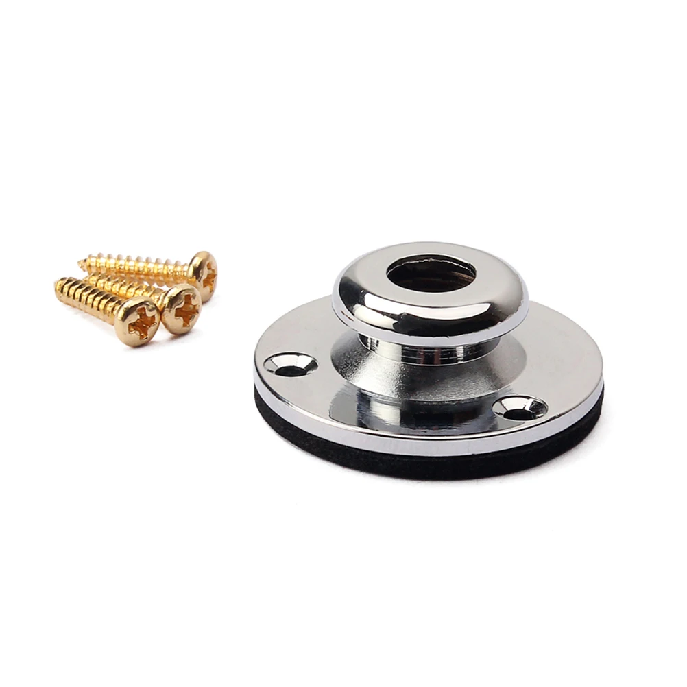 Three Holes Tail End Pin Strap Button Endpin Jack Guitar Metal Screw Kit Shiny Chrome Output Instruments Mounting
Three Holes Tail End Pin Strap Button Endpin Jack Guitar Metal Screw Kit Shiny Chrome Output Instruments Mounting