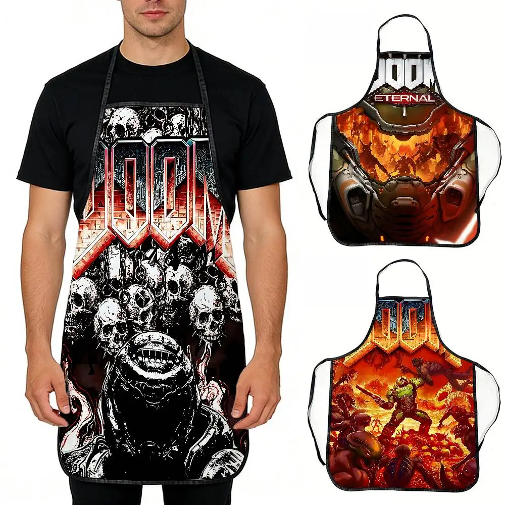 Game D-DoomS E-Eternal Apron For Men, 50x70cm Novelty Chef Waiter Apron, Washable Non-Woven Fabric For Cooking, BBQ
Game D-DoomS E-Eternal Apron For Men, 50x70cm Novelty Chef Waiter Apron, Washable Non-Woven Fabric For Cooking, BBQ