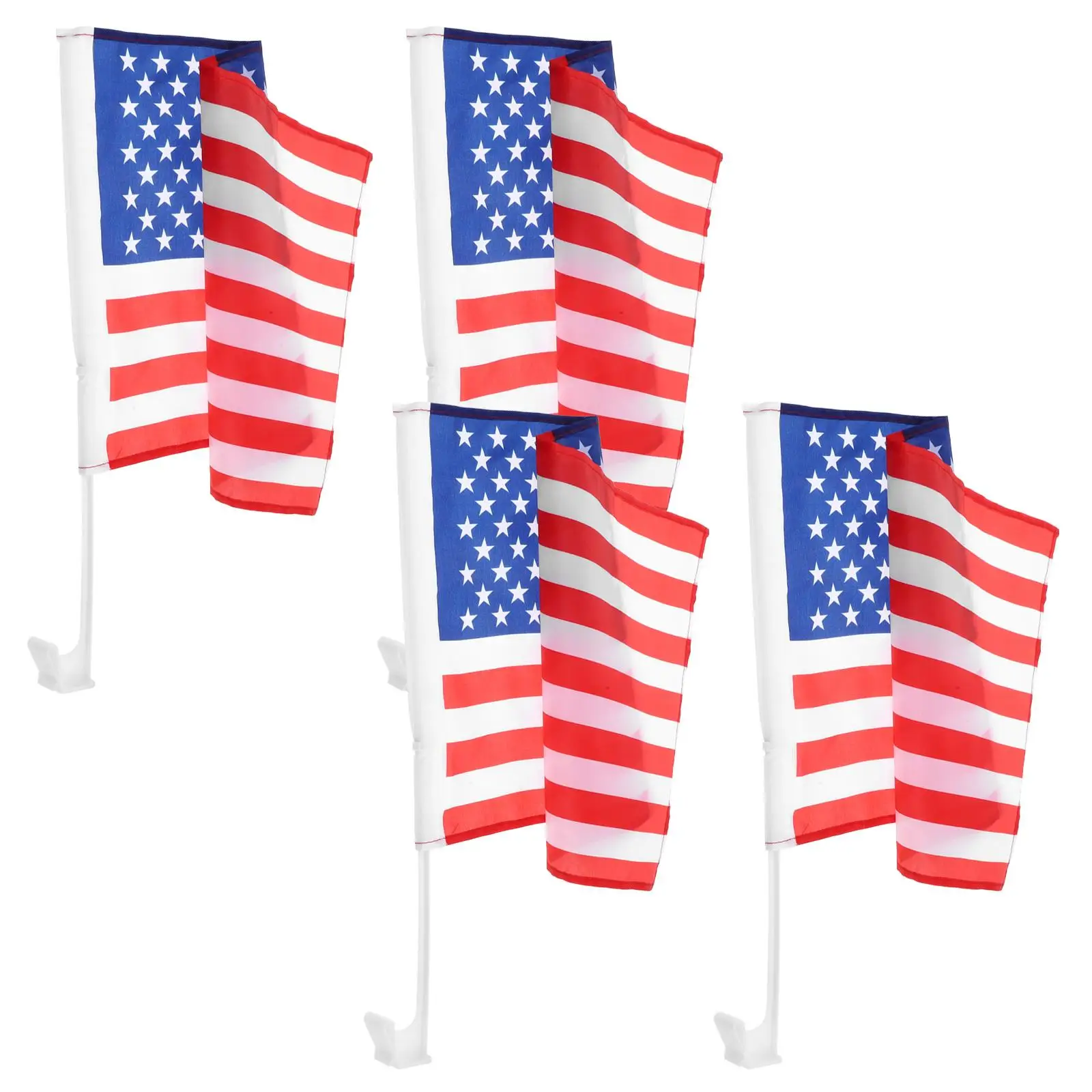 4 Pcs Car Window Flags American Flag for Vehicles Durable Material Patriotic Display Outdoor Decorative Flags Vehicle Window
4 Pcs Car Window Flags American Flag for Vehicles Durable Material Patriotic Display Outdoor Decorative Flags Vehicle Window