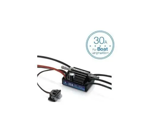 Электронный регулятор скорости Hobbywing 2-3S Seaking 30A V3 ESC для радиоуправляемых лодок
Электронный регулятор скорости Hobbywing 2-3S Seaking 30A V3 ESC для радиоуправляемых лодок