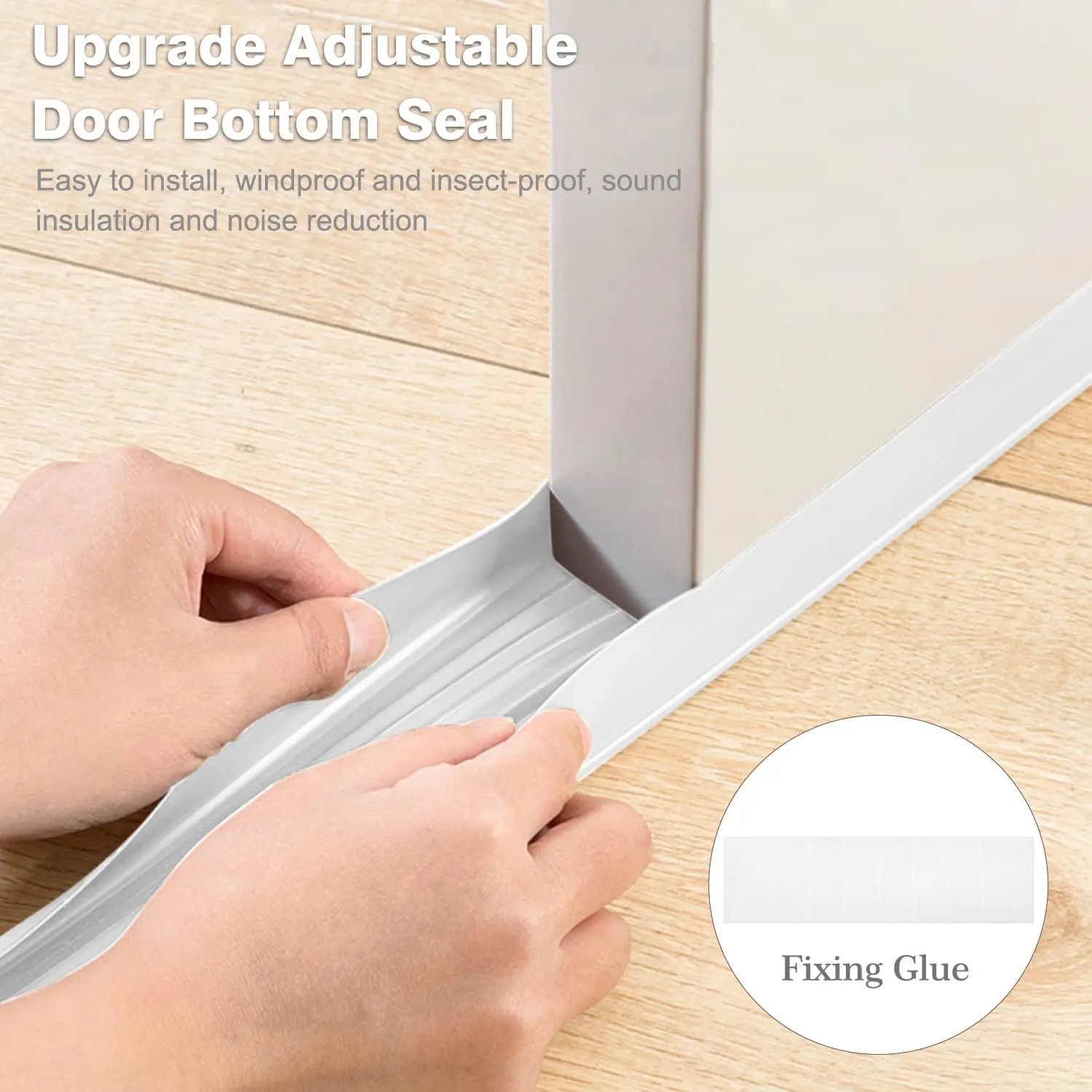 Wave Bottom Door Draft Stopper Sealing Strip Soundproof Anti-Cold Noise Saving Weather Strip Door Gap Sweeps
Wave Bottom Door Draft Stopper Sealing Strip Soundproof Anti-Cold Noise Saving Weather Strip Door Gap Sweeps