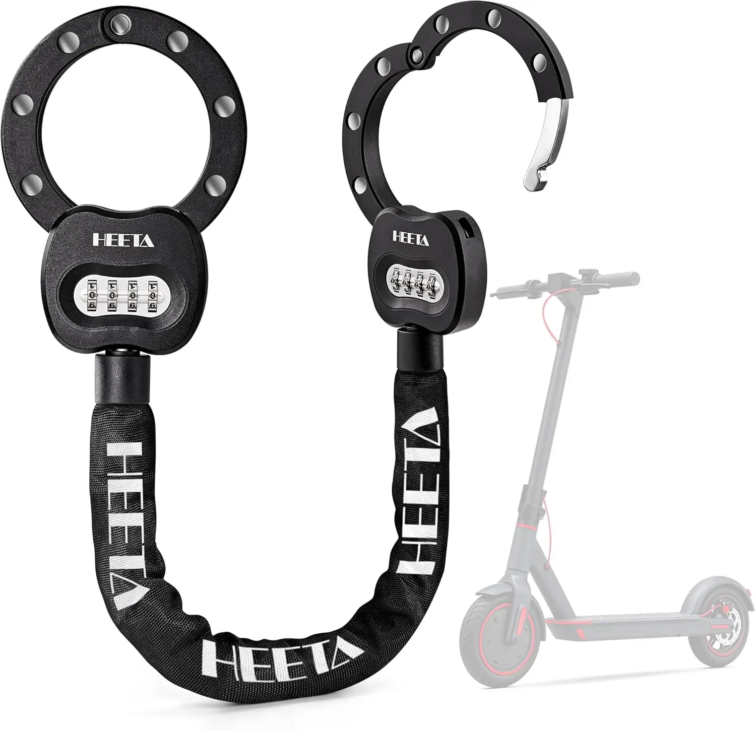 Heavy Duty 4-Digit Combination Bike Lock for Electric Scooters, Bicycles & Motorcycles - Anti-Theft Security Cable
Heavy Duty 4-Digit Combination Bike Lock for Electric Scooters, Bicycles & Motorcycles - Anti-Theft Security Cable