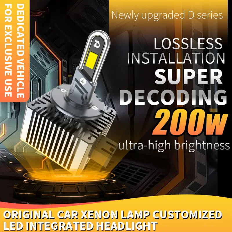 D1S D2S LED Headlight Canbus 200W 19800LM D4S D3S D2R D1R Auto Bulbs Two-sided D1R D2R D3R D4R Car Lamp Xenon HID 6000K 12V 24V
D1S D2S LED Headlight Canbus 200W 19800LM D4S D3S D2R D1R Auto Bulbs Two-sided D1R D2R D3R D4R Car Lamp Xenon HID 6000K 12V 24V
