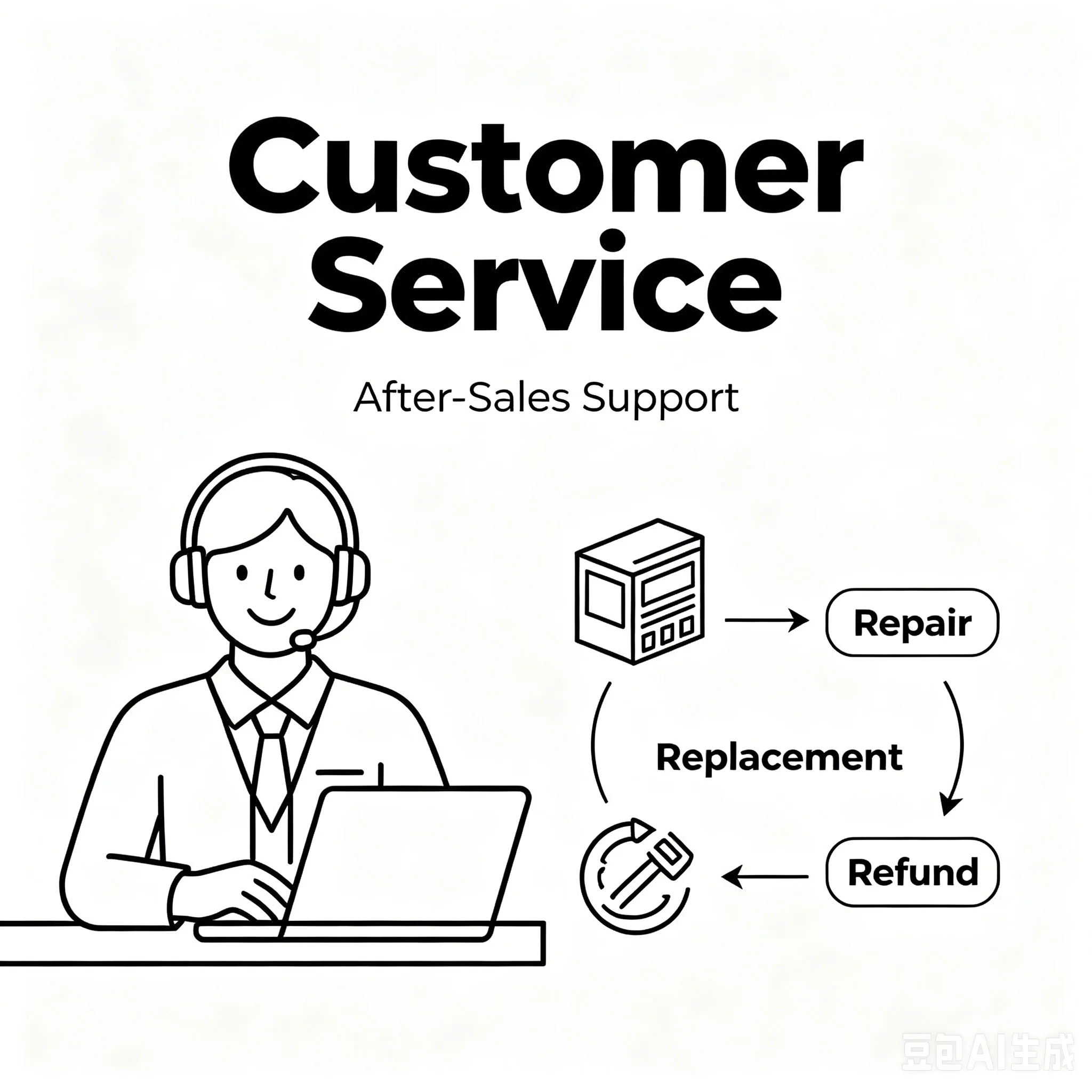 After-sales link Customer Service
After-sales link Customer Service