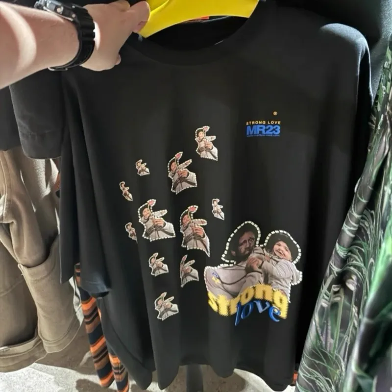 Summer Rose Short Sleeve Tshirts Portrait Digital Direct Print Black Round Neck Tops Cotton Men Women Casual Loose Streetwear
Summer Rose Short Sleeve Tshirts Portrait Digital Direct Print Black Round Neck Tops Cotton Men Women Casual Loose Streetwear
