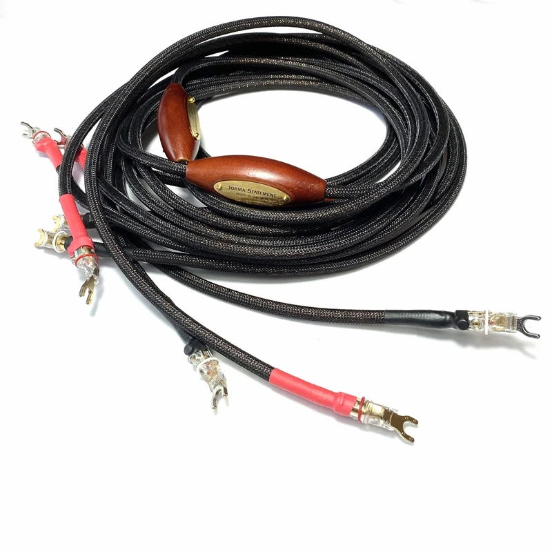New Jorma Design Statement Premium High Fidelity Audio Speaker Cable With WBT-0681Ag Y Spade Plug
New Jorma Design Statement Premium High Fidelity Audio Speaker Cable With WBT-0681Ag Y Spade Plug
