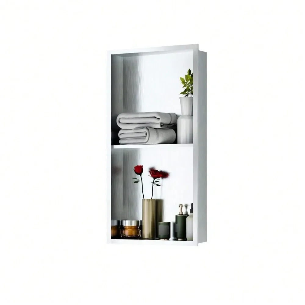 Bathroom Accessories OrganizerSteel Bathroom Niche 12x12 Inch 12x24 Inch 12x36 Inch Double Shelf Brushed Recessed Shower Organiz
Bathroom Accessories OrganizerSteel Bathroom Niche 12x12 Inch 12x24 Inch 12x36 Inch Double Shelf Brushed Recessed Shower Organiz