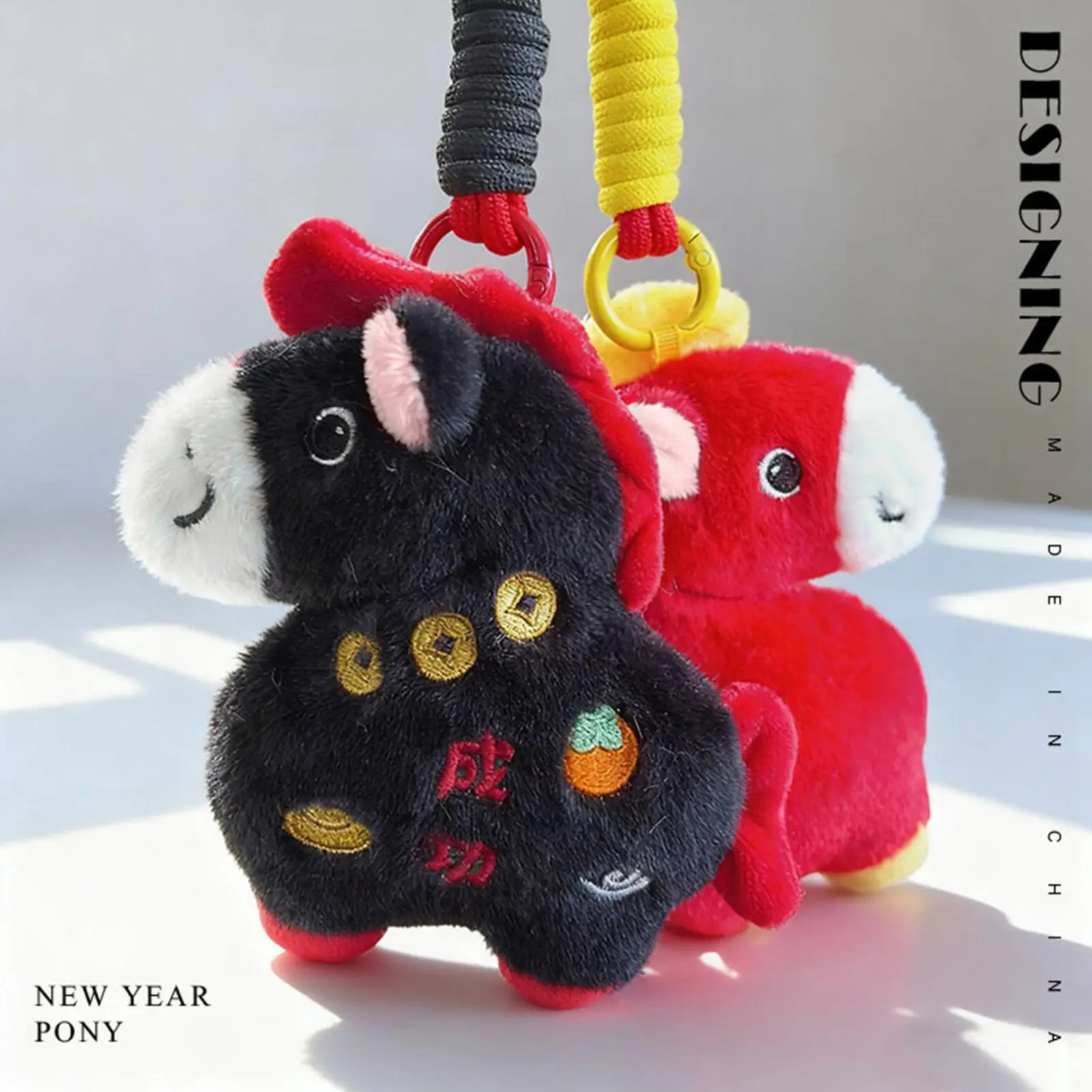 Lucky Horse Plush Toy Pendant Year Of The Horse New Year Mascot Plush Doll Keychain Kids Gift Cute Blessing Pendant Ornament
Lucky Horse Plush Toy Pendant Year Of The Horse New Year Mascot Plush Doll Keychain Kids Gift Cute Blessing Pendant Ornament