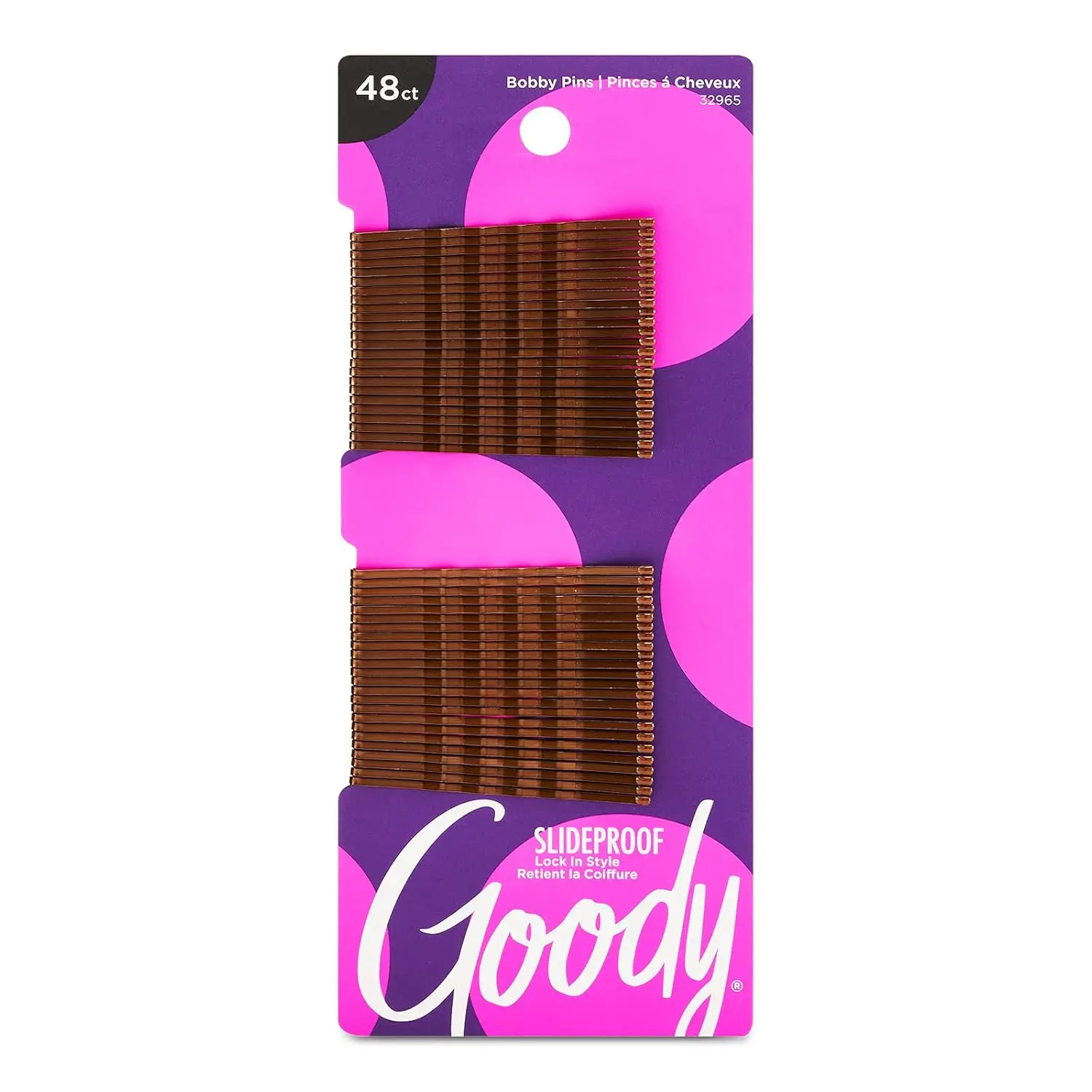 Goody SlideProof Bobby Pins, 48 Ct, Brunette Brown, High Gloss Bobby Hair Pins for Styling, Lock In Style, Comfortable, Pain-Free Styling Accessories for Women & Men, All Hair Types
Goody SlideProof Bobby Pins, 48 Ct, Brunette Brown, High Gloss Bobby Hair Pins for Styling, Lock In Style, Comfortable, Pain-Free Styling Accessories for Women & Men, All Hair Types