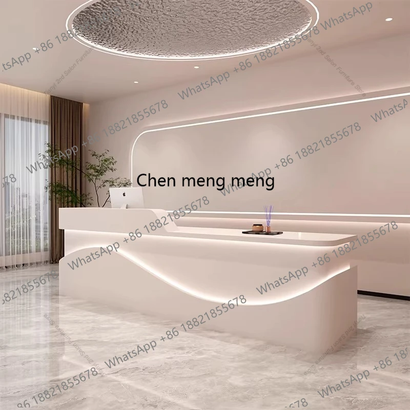 Nordic High-End Beauty Salon Cashier Counter Modern Clothing Store Art Dance Training Class Company Front Desk Furniture
Nordic High-End Beauty Salon Cashier Counter Modern Clothing Store Art Dance Training Class Company Front Desk Furniture
