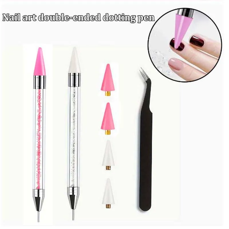 6Pcs/Set Double Headed Diamond Crayon Set Nail Drill Pen With Replacement Head Black Wweezers Nail S upplies Drill Tools
6Pcs/Set Double Headed Diamond Crayon Set Nail Drill Pen With Replacement Head Black Wweezers Nail S upplies Drill Tools