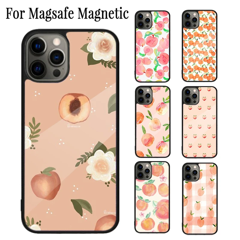 Summer Peach Magnetic Phone Case Coque For iPhone 16 15 14 Plus 13 12 Mini 11 Pro Max Magsafe Wireless Charging Cover Capa
Summer Peach Magnetic Phone Case Coque For iPhone 16 15 14 Plus 13 12 Mini 11 Pro Max Magsafe Wireless Charging Cover Capa