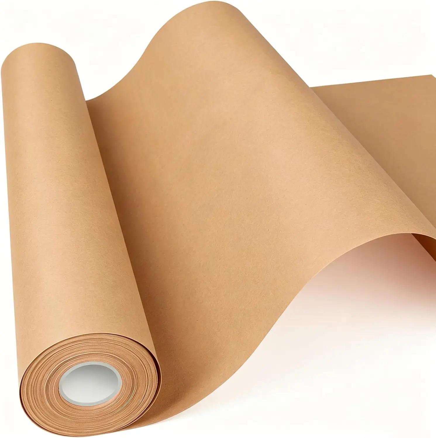 Brown Kraft Wrapping Paper Roll 17.5"x50ft for Gift Wrapping, Bouquet, Art Easel, Table Cover, Moving Supplies
Brown Kraft Wrapping Paper Roll 17.5"x50ft for Gift Wrapping, Bouquet, Art Easel, Table Cover, Moving Supplies