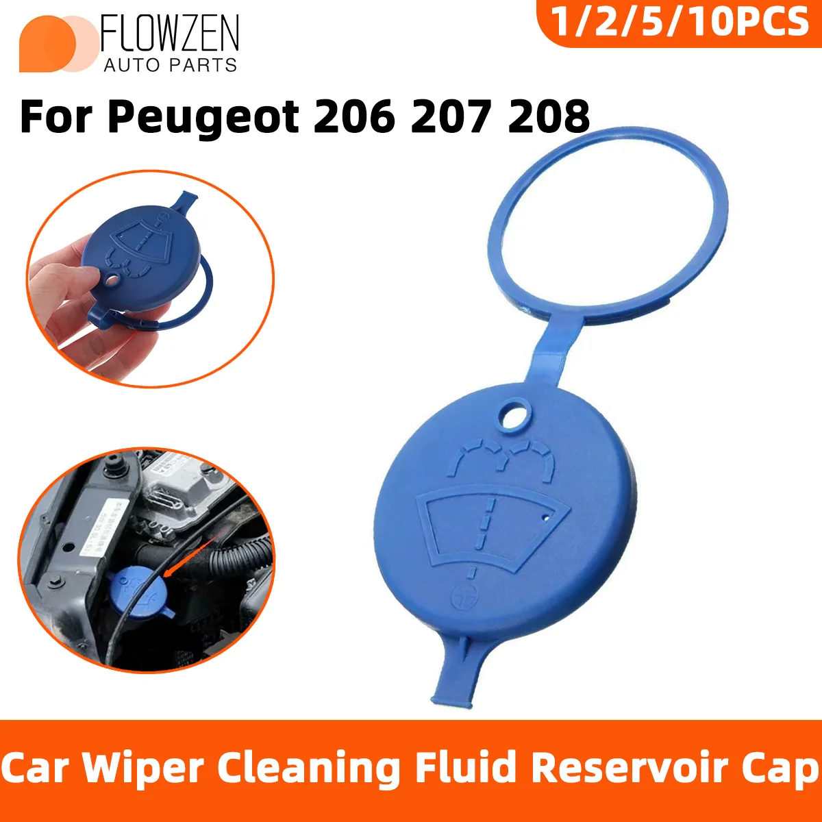 1/2/5/10PCS Windshield Glass Cleaning Tank Reservoir Cap M103710000 For Peugeot 206 207 208 Durable Sealed Car Wiper Accessories
1/2/5/10PCS Windshield Glass Cleaning Tank Reservoir Cap M103710000 For Peugeot 206 207 208 Durable Sealed Car Wiper Accessories