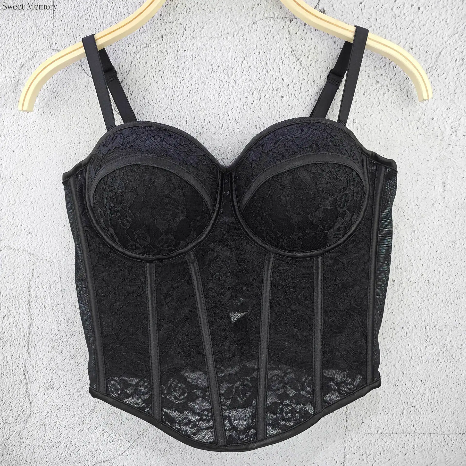 M535 Прямая поставка, белые, черные кружевные красивые бюстгальтеры для девочек и женщин, кружевная бретелька с эффектом памяти, женские корсетные топы без рукавов на груди
M535 Прямая поставка, белые, черные кружевные красивые бюстгальтеры для девочек и женщин, кружевная бретелька с эффектом памяти, женские корсетные топы без рукавов на груди