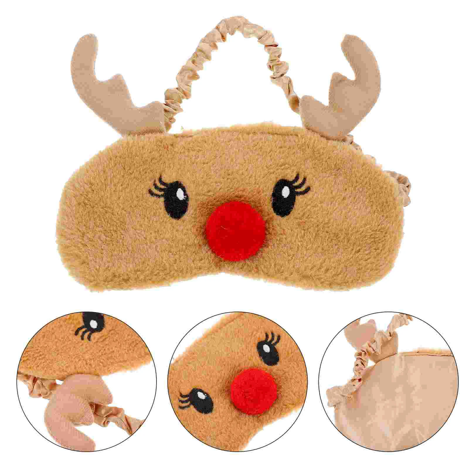 Plush Eye Mask with Lovely Stereoscopic Face Eye Bags Adjustable Sleeping Blindfold for Yoga Traveling Sleeping Party (Deer)
Plush Eye Mask with Lovely Stereoscopic Face Eye Bags Adjustable Sleeping Blindfold for Yoga Traveling Sleeping Party (Deer)