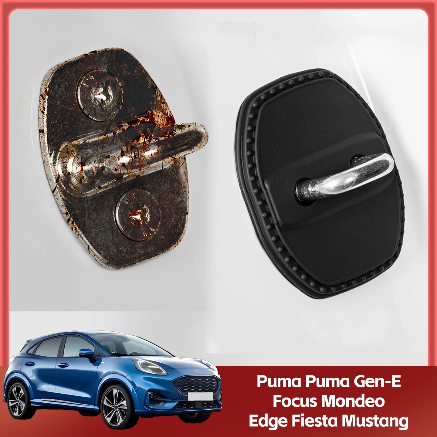 2/4 шт. силиконовые защитные накладки на замки дверей автомобиля для Ford Puma, Puma Gen-E, Focus, Mondeo, Edge, Fiesta, Mustang
2/4 шт. силиконовые защитные накладки на замки дверей автомобиля для Ford Puma, Puma Gen-E, Focus, Mondeo, Edge, Fiesta, Mustang