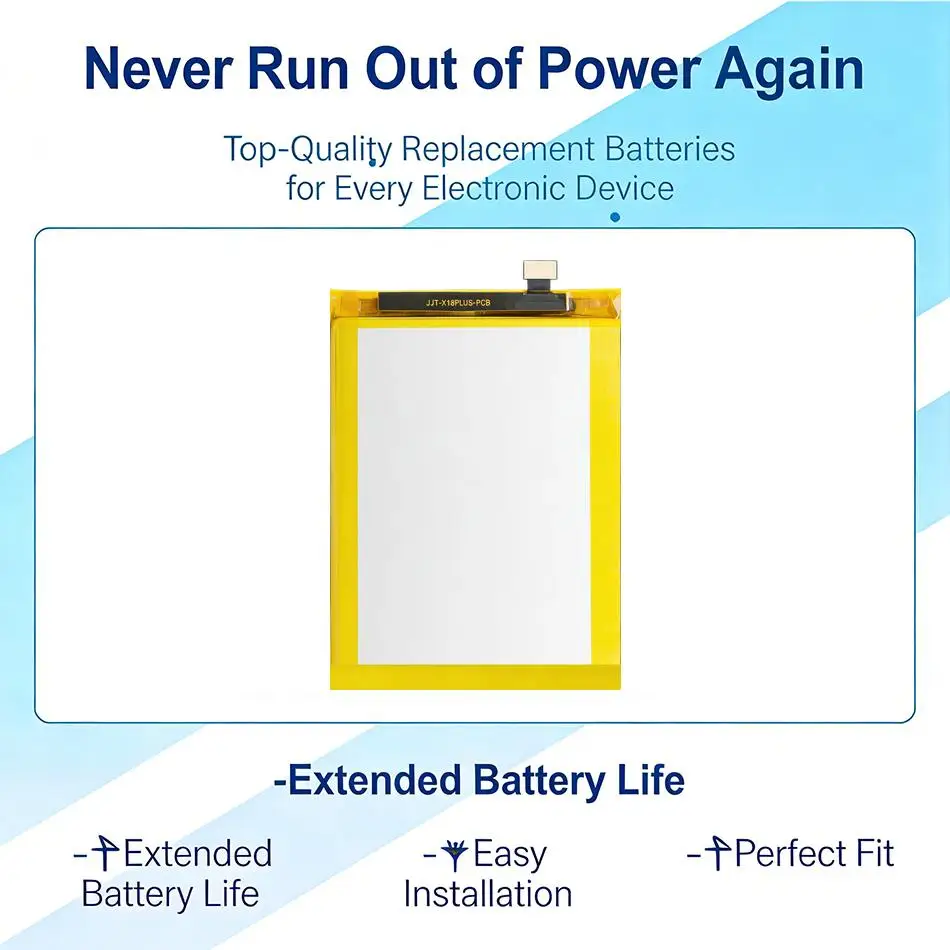 Аккумулятор высокой емкости 6000 мАч для смартфона Cubot Power
Аккумулятор высокой емкости 6000 мАч для смартфона Cubot Power