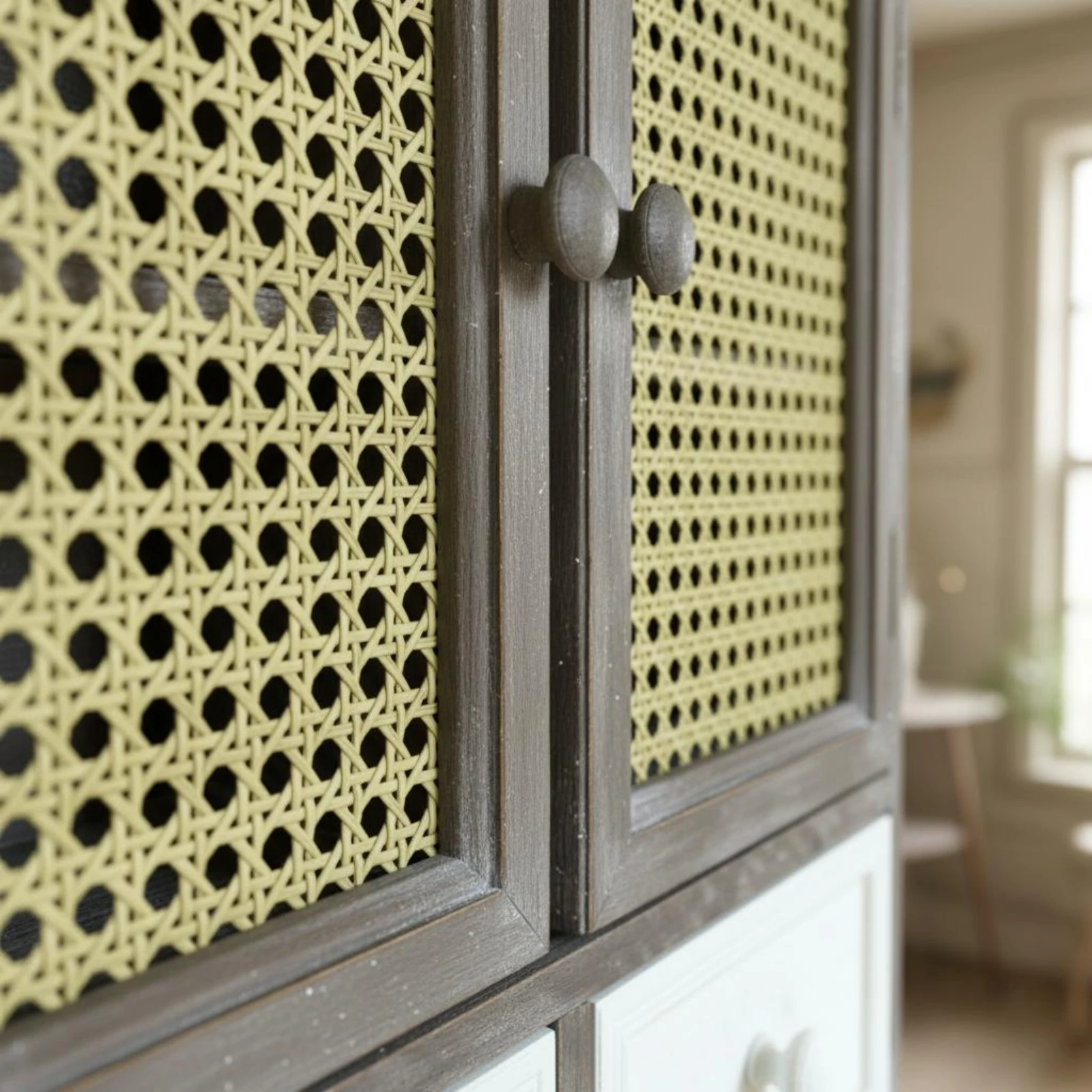 Rustic Display Cabinet Decorative Design Vintage Storage Cabinet Home Furniture Mid-20th Century-Century Look for Living Room
Rustic Display Cabinet Decorative Design Vintage Storage Cabinet Home Furniture Mid-20th Century-Century Look for Living Room