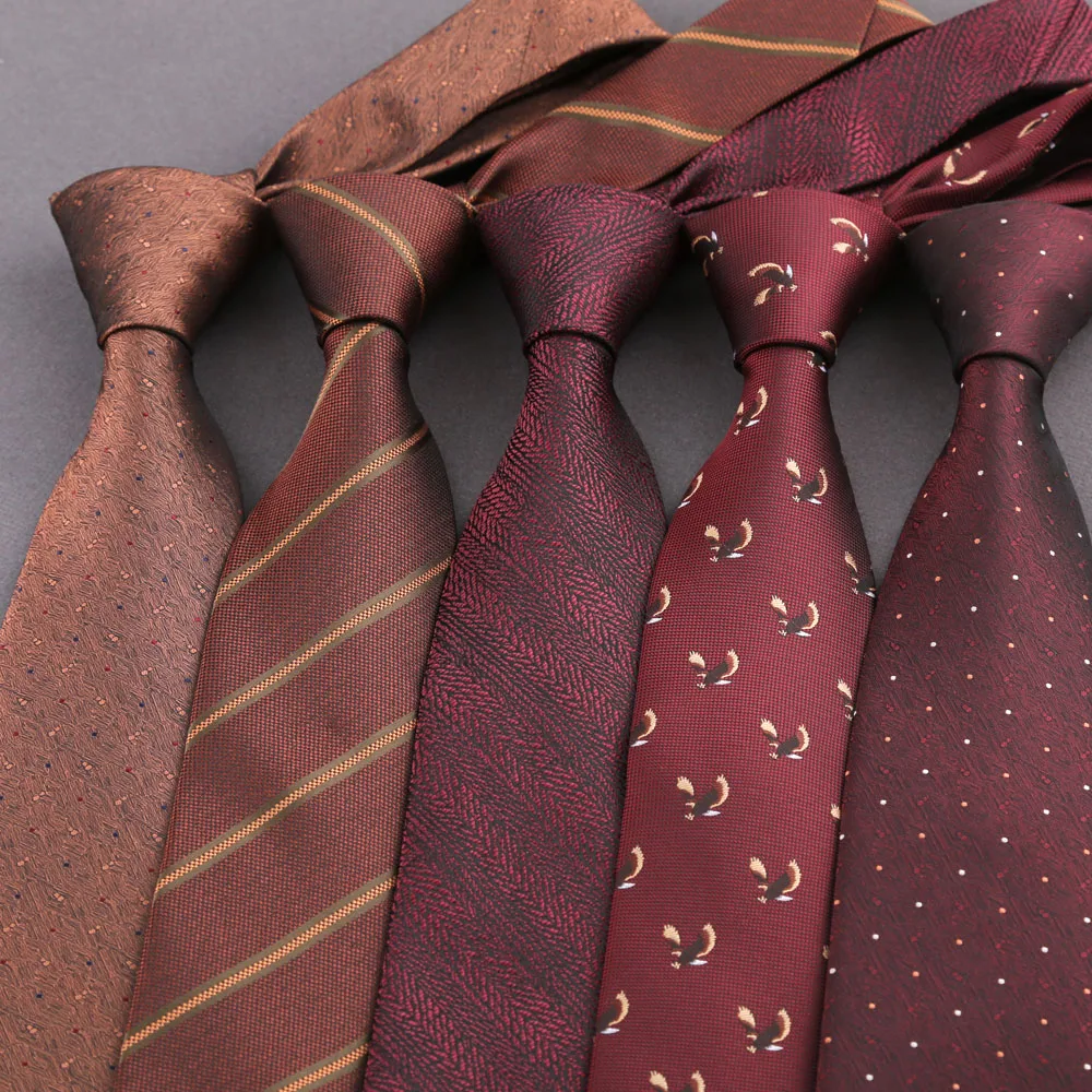 New Design Wedding Men Tie Brown Wine Solid Striped Paisley Flower Neckties Men Business Party Groom Collar Accessories Gift
New Design Wedding Men Tie Brown Wine Solid Striped Paisley Flower Neckties Men Business Party Groom Collar Accessories Gift