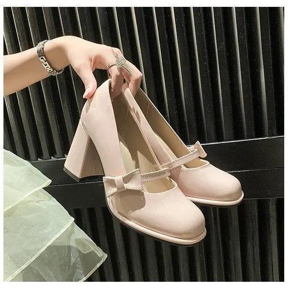 Women's High Heels Mary Janes Chunky Heel Shoes Japanese JK Uniform Leather Shoes Trendy Single Shoes Daily Wear Fashion
Women's High Heels Mary Janes Chunky Heel Shoes Japanese JK Uniform Leather Shoes Trendy Single Shoes Daily Wear Fashion
