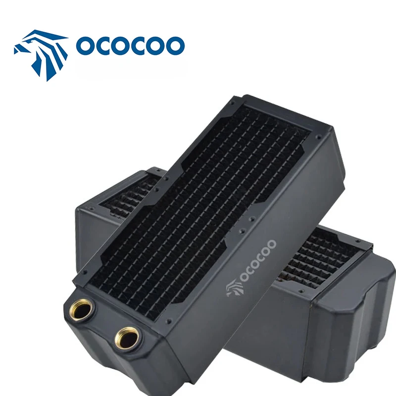 OCOCOO Radiator Copper 160mm Suitable For 80mm Mini Fan About 60mm Thickness G1/4 Thread Black Computer DIY Water Cooling CRT16T
OCOCOO Radiator Copper 160mm Suitable For 80mm Mini Fan About 60mm Thickness G1/4 Thread Black Computer DIY Water Cooling CRT16T