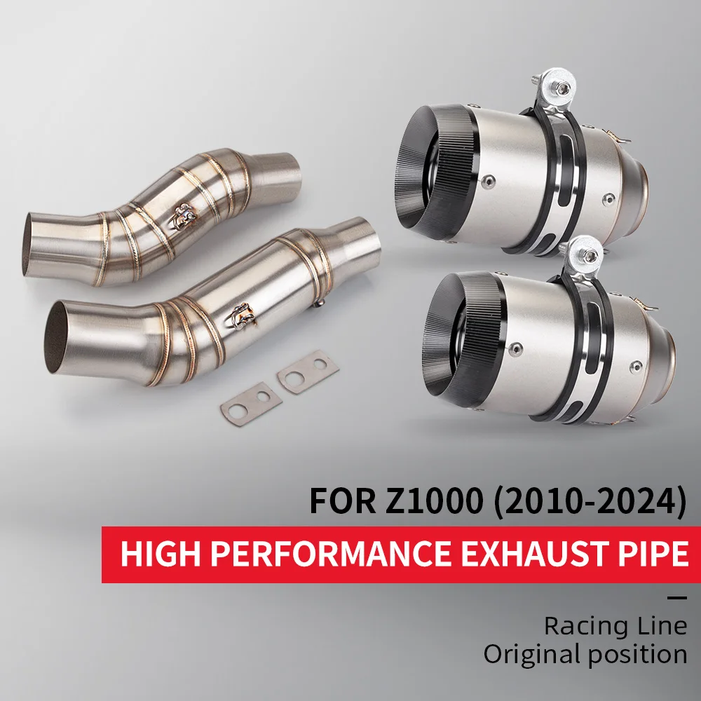 Slip on Motorcycle Exhaust Middle Pipe Exhaust Muffler Escape Link Pipe For Z1000 2010-2024
Slip on Motorcycle Exhaust Middle Pipe Exhaust Muffler Escape Link Pipe For Z1000 2010-2024
