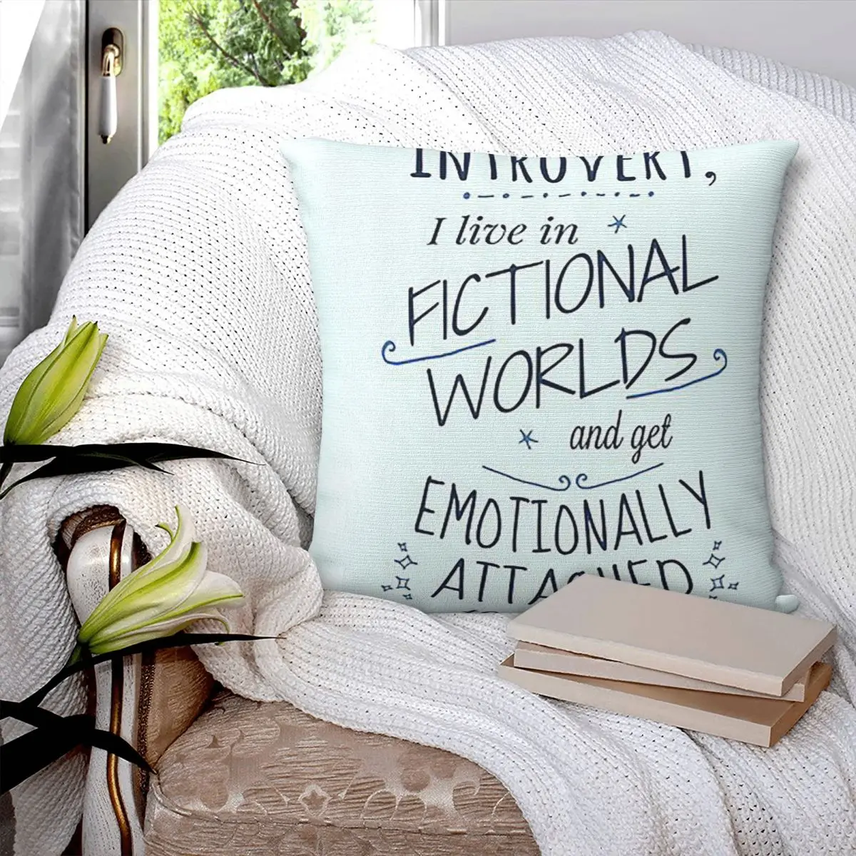 Introvert, Fictional Worlds, Fictional Characters Square Pillowcase Pillow Cover Cushion Decor Throw Pillow for Home Living Room
Introvert, Fictional Worlds, Fictional Characters Square Pillowcase Pillow Cover Cushion Decor Throw Pillow for Home Living Room