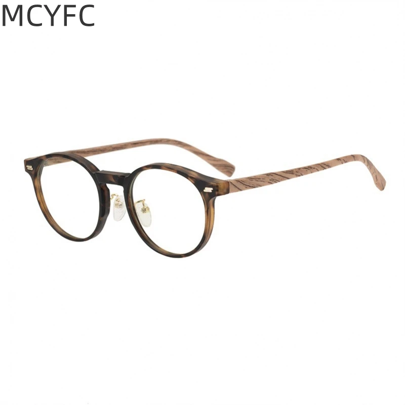 Японские Ретро оправы для очков MCYFC, мужские круглые оправы для очков с имитацией дерева, оптическая оправа для очков по рецепту, для близорукости и гиперметромии
Японские Ретро оправы для очков MCYFC, мужские круглые оправы для очков с имитацией дерева, оптическая оправа для очков по рецепту, для близорукости и гиперметромии