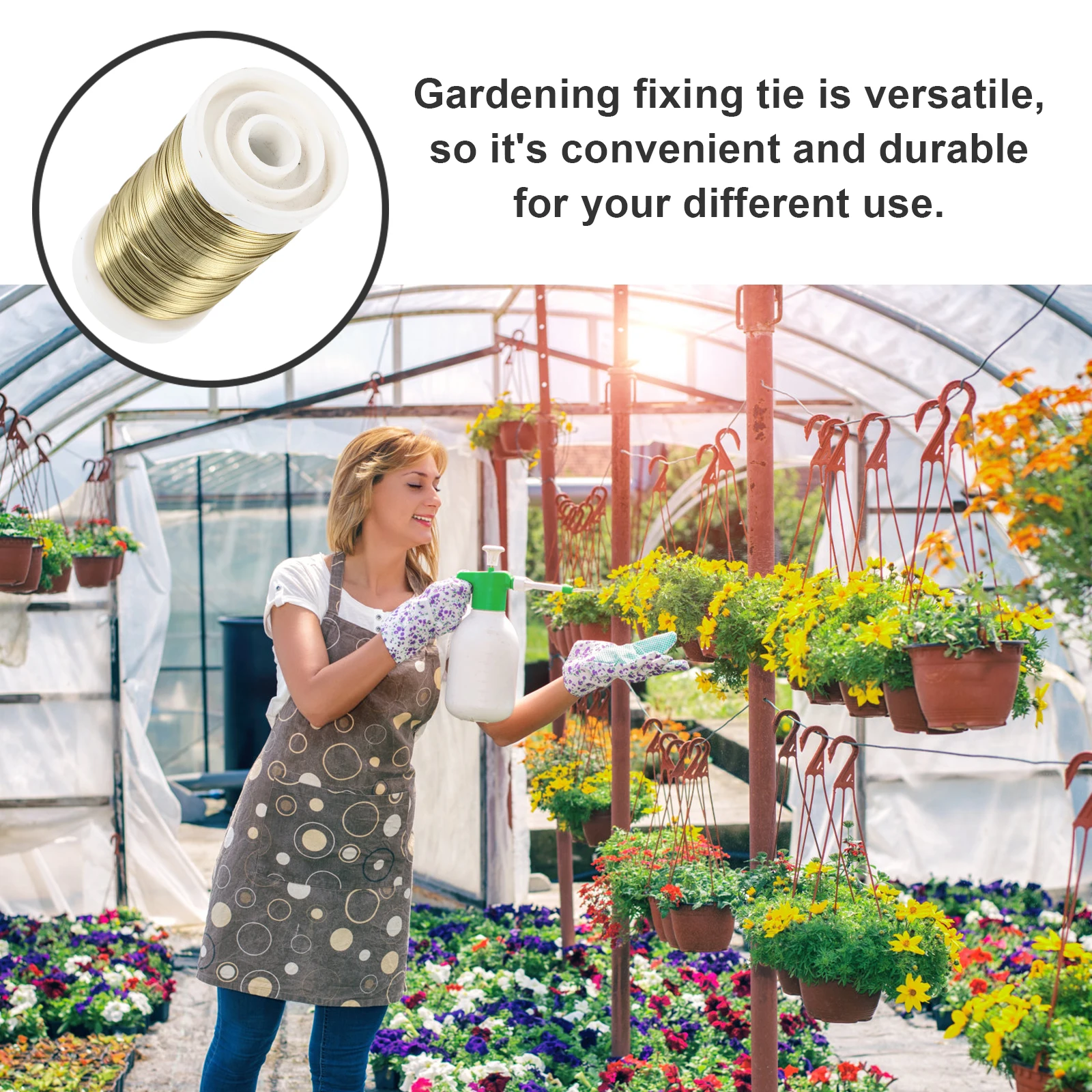 Galvanized Wire Plant Ties Flexible Fixing Straps Reusable Iron Binding Vines Fasteners Golden Various Sizes DIY Gardening
Galvanized Wire Plant Ties Flexible Fixing Straps Reusable Iron Binding Vines Fasteners Golden Various Sizes DIY Gardening