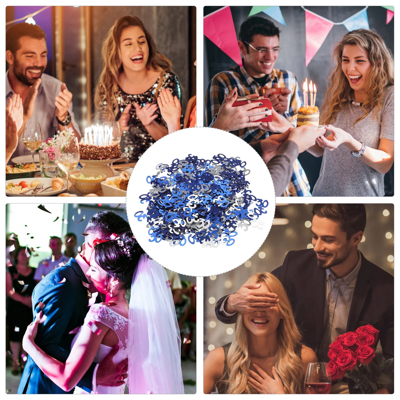 5 Sets Birthday Confetti Decorations Lightweight Paper Party Table Scatter Blue Sequins
5 Sets Birthday Confetti Decorations Lightweight Paper Party Table Scatter Blue Sequins