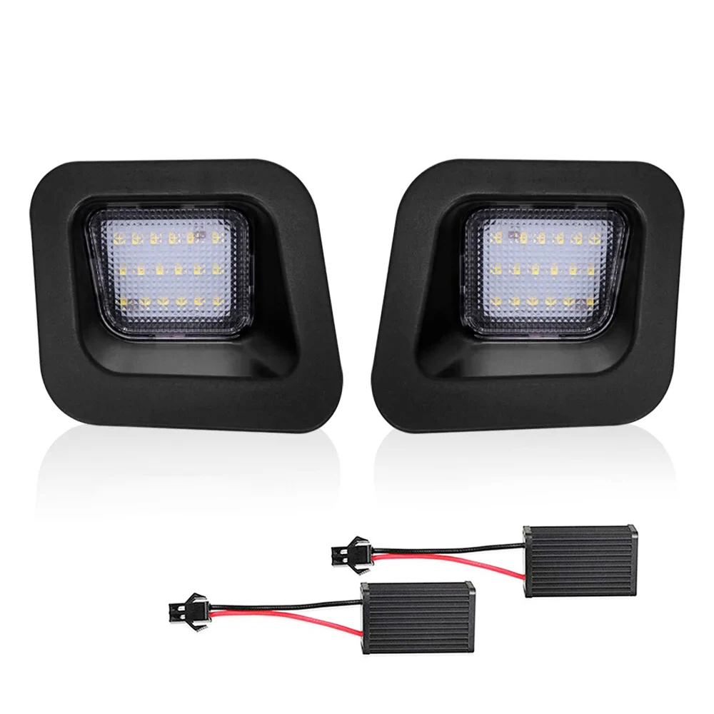 The LED License Plate Light 18SMD Suitable for Dodge Ram 1500, 2500 and 3500 Decoding with Resistors
The LED License Plate Light 18SMD Suitable for Dodge Ram 1500, 2500 and 3500 Decoding with Resistors